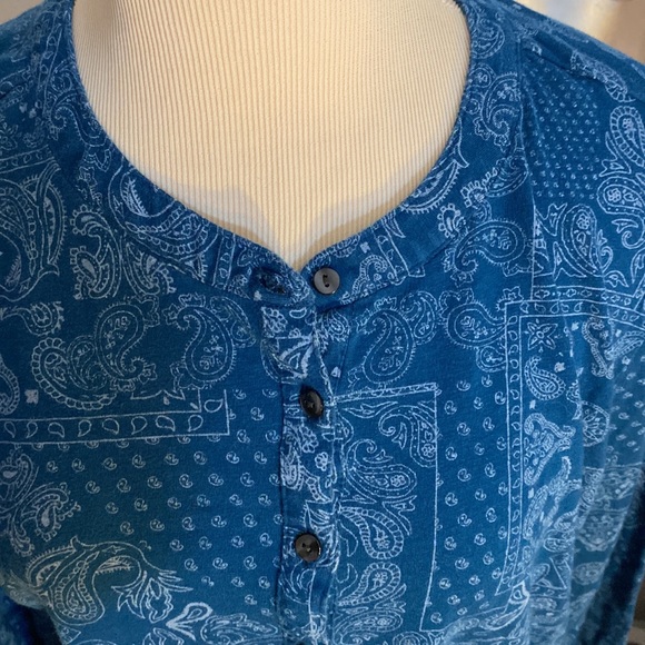 Style & Co pull over top/ blouse size 2X has 5 buttons half way up. 100% cotton - Picture 2 of 12